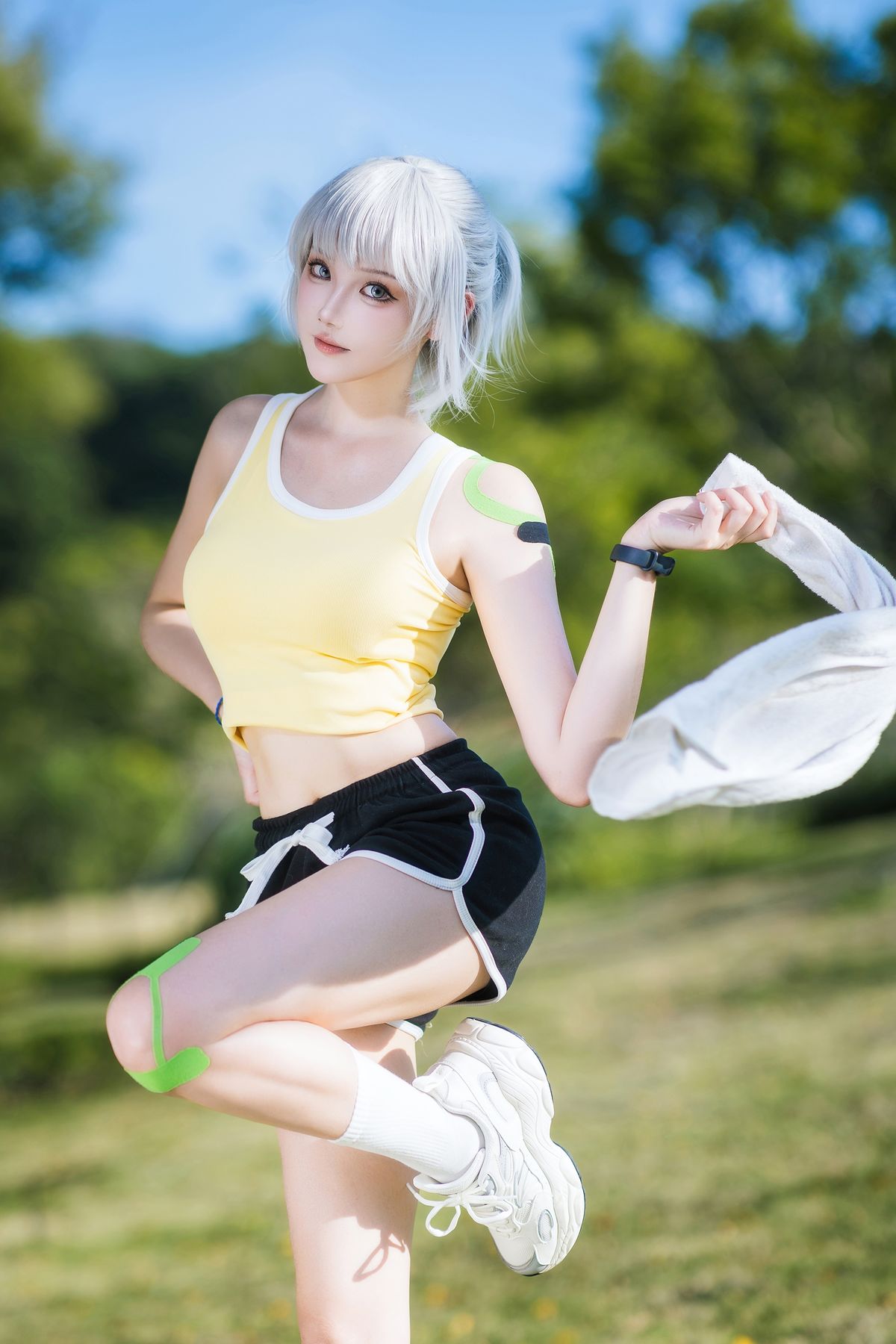 瓜希酱 灵笼 白月魁运动服