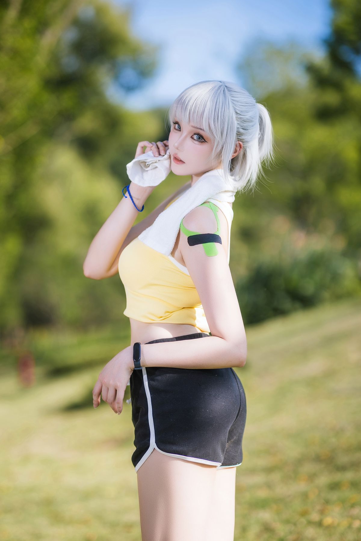 瓜希酱 灵笼 白月魁运动服