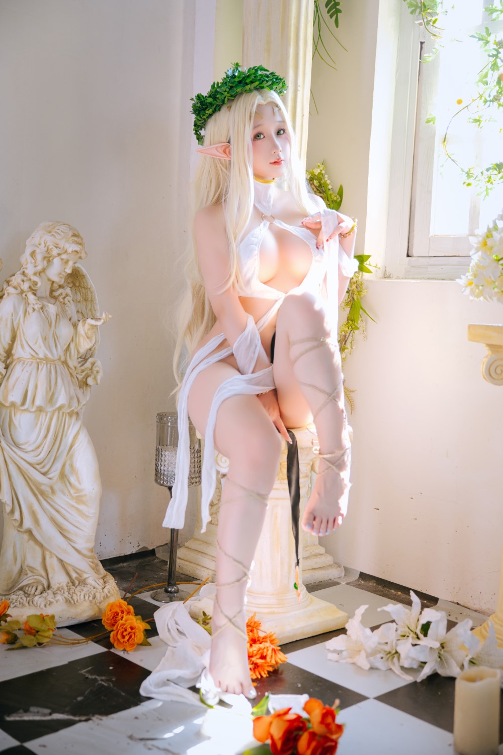 日奈娇 白精灵