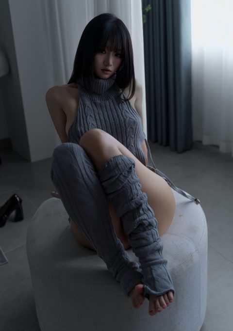 柒柒要乖哦 居家毛衣