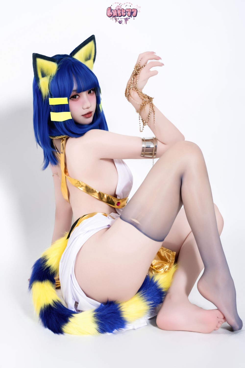 柒柒要乖哦 白·埃及猫