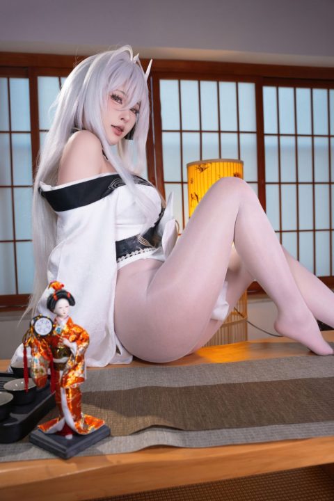 清水由乃 碧蓝航线 白凤和服