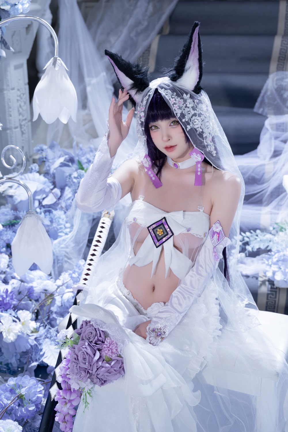 清水由乃 碧蓝航线 武藏 紫藤花