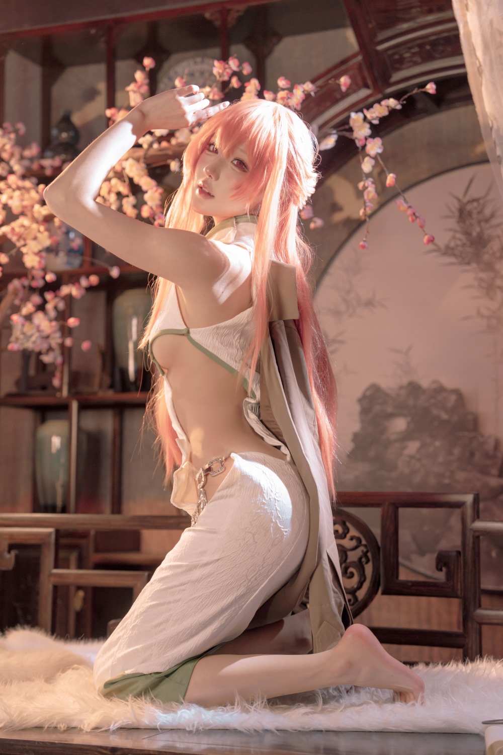 阿包也是兔娘 碧蓝航线英仙座旗袍