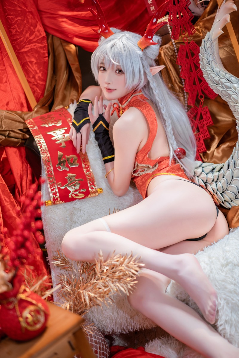 阿包也是兔娘 新春贺图 龙妹