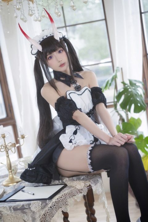 阿包也是兔娘 1月舰长图包 能代女仆