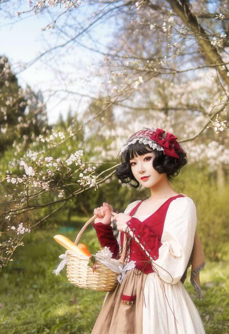 阿包也是兔娘 lolita红裙2