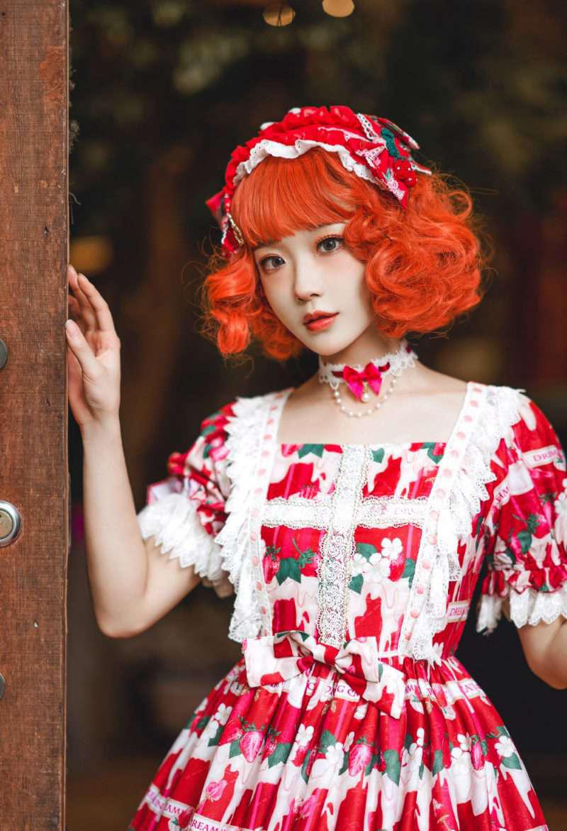 阿包也是兔娘 lolita红裙2