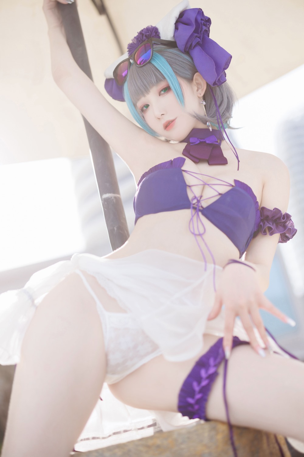 封疆疆 柴郡泳装