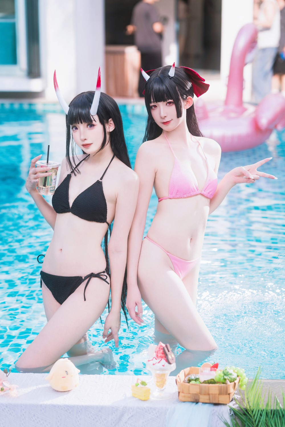 封疆疆v&祖木子 能代x酒匂泳装