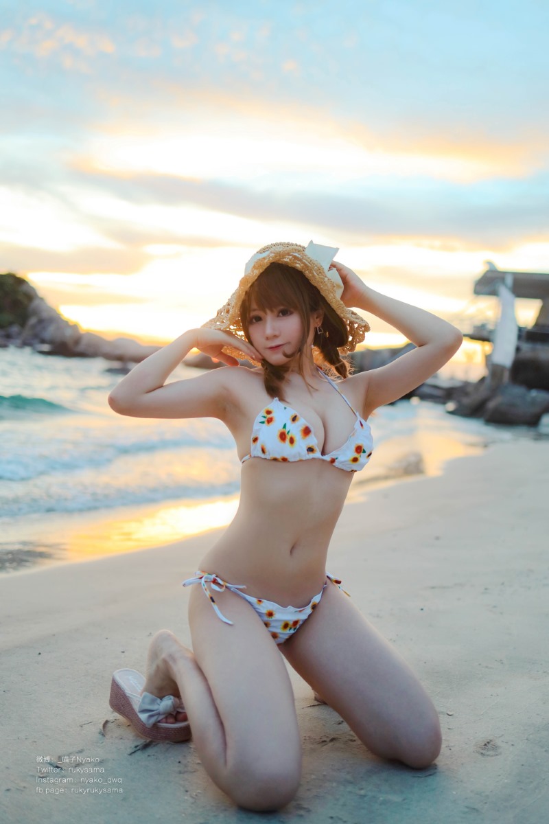 Nyako喵子 向日葵泳装