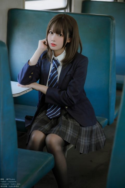 Nyako喵子 痴·女子校生2 火车jk