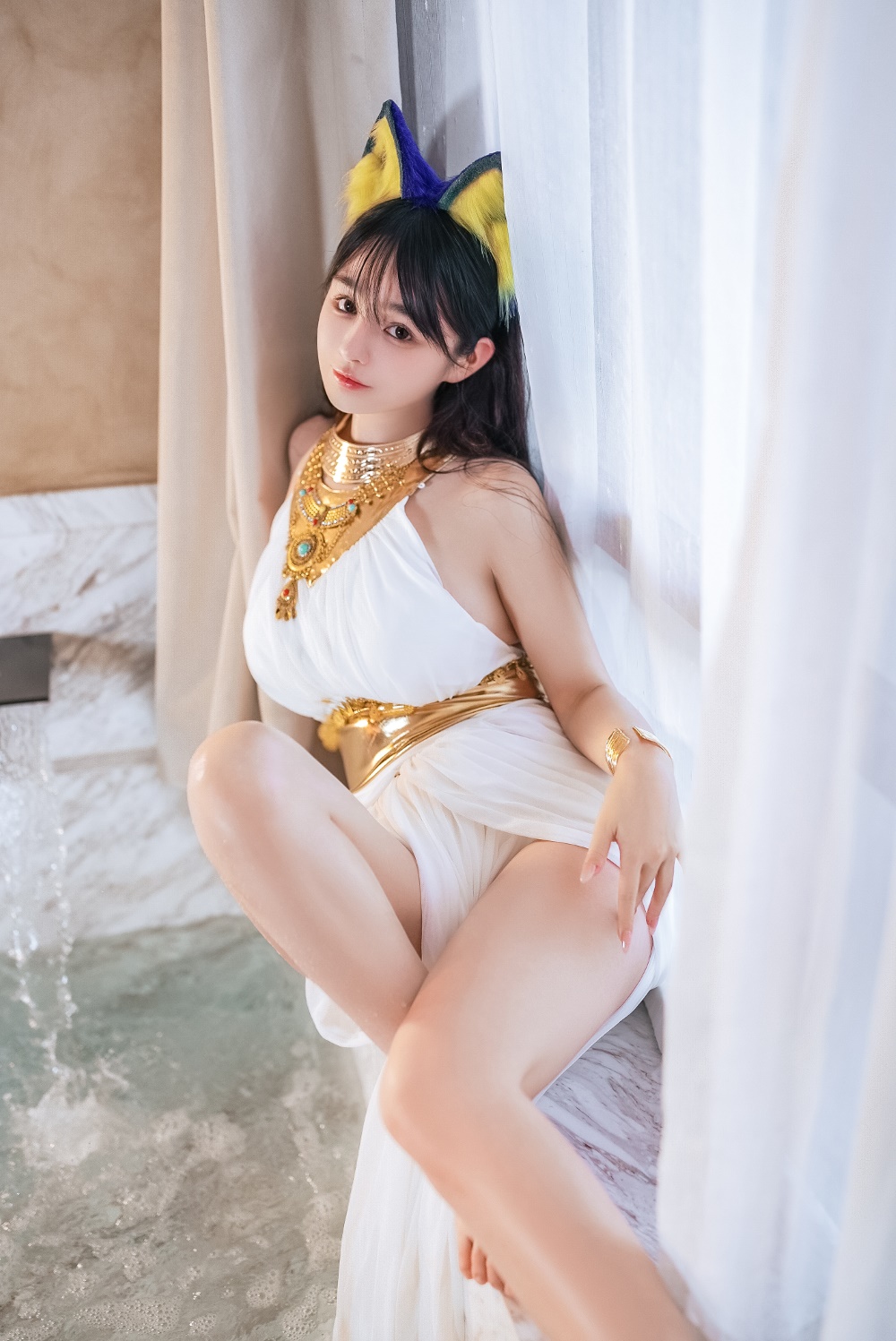 桜井宁宁 白色猫娘