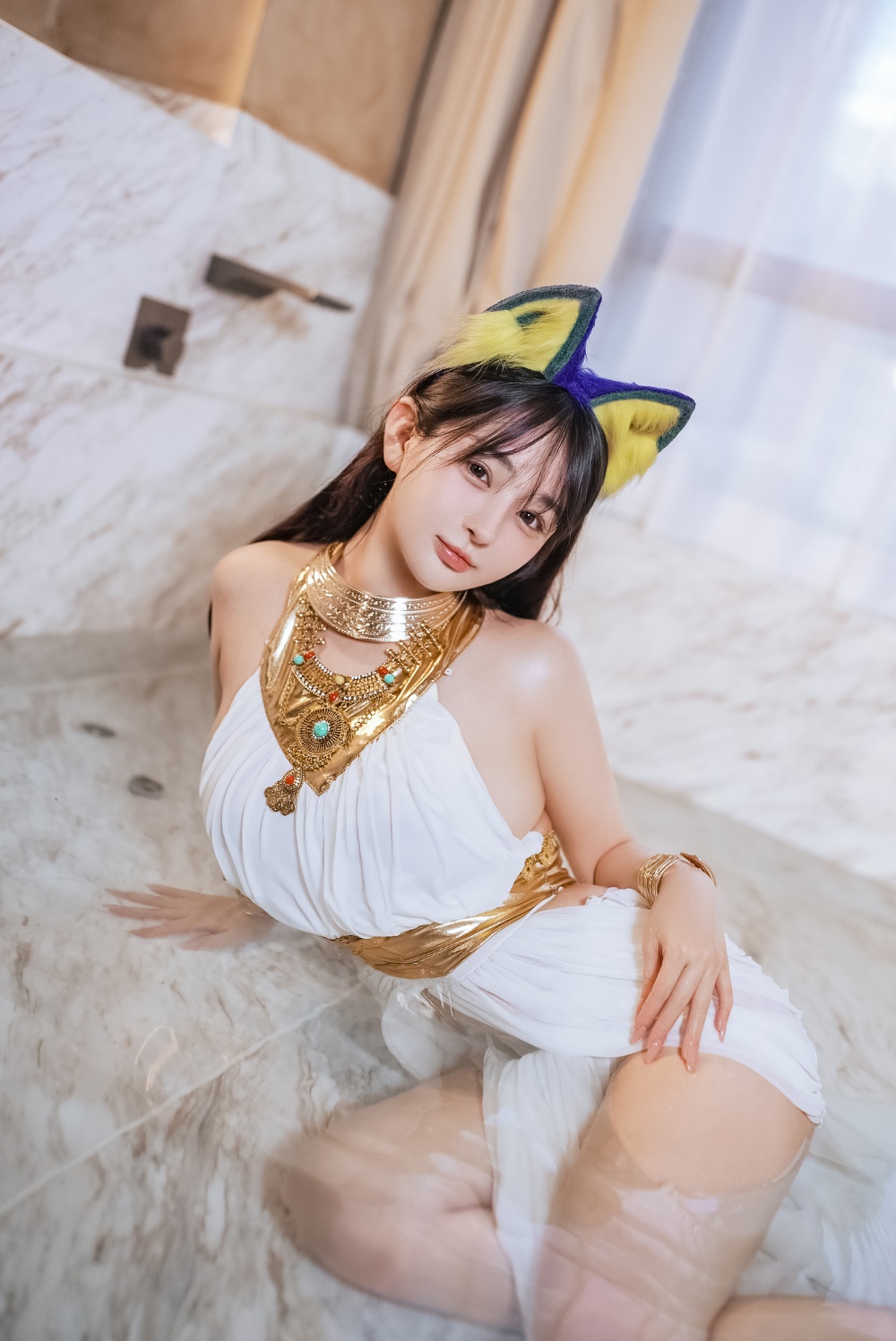 桜井宁宁 白色猫娘